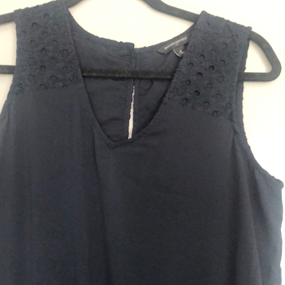 Banana republic Navy romper. Size 6